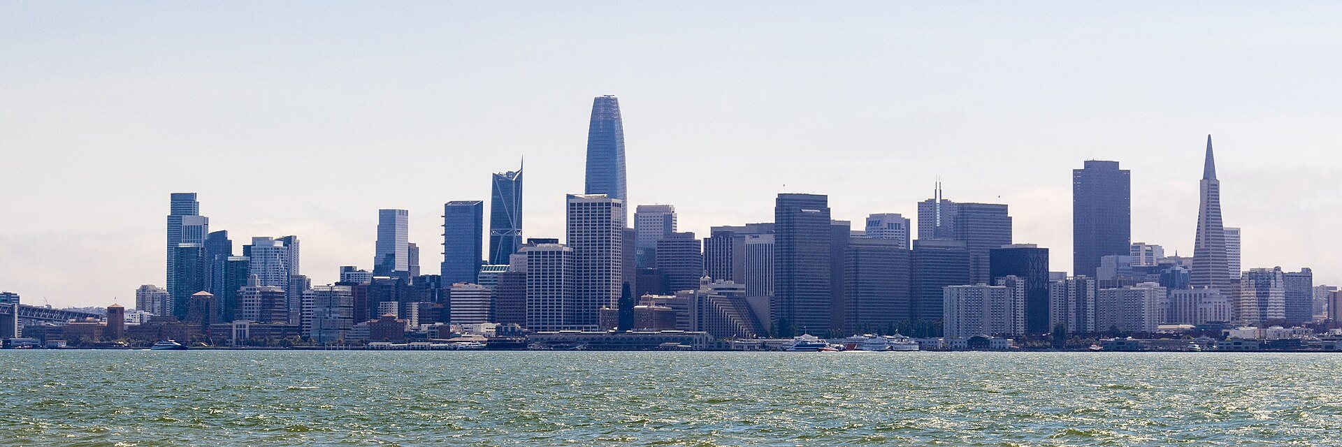 San Francisco skyline from the bay